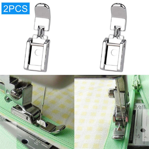 Zipper Foot for Singer Sewing Machine, Sewing Machine Presser Foot Fits All  Low Shank Snap-On Singer, Brother, Babylock, Janome, Kenmore, Juki, New  Home, Elna